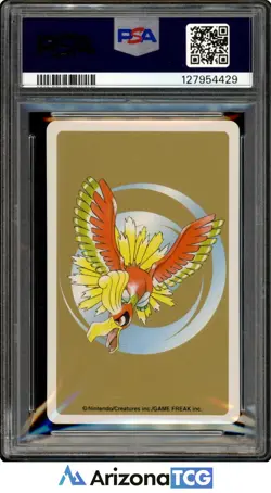 Pokemon 2000 Chikorita #152 Ace Of Clubs Pokemon Gold Playing Card PSA 10 - Image 2