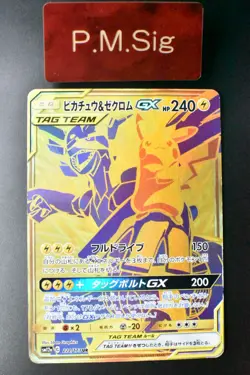 Pikachu & Zekrom GX 221/173 Tag Team GX All Stars 2019 UR Japanese Pokemon Card - Image 1
