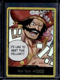 2025 One Piece Carrying on His Will Don!! Card Alternate Art Gold NNO - Image 1