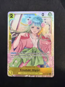 Kouzuki Hiyori [PRB01] OP06-106 SR NM One Piece Card - Image 1