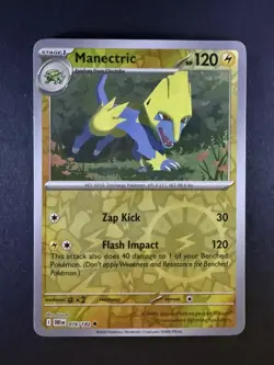 Destined Rivals - 076/182 Manectric - Reverse Holo NM Pokemon Trading Card Game - Image 1