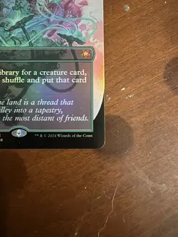 magic the gathering, bloomburrow, Sylvan Tutor (Borderless) Special Guests Foil - Image 3