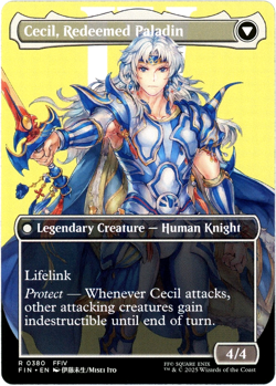 Cecil, Dark Knight (Borderless) - 0380 - Final Fantasy - MTG - NM/M - Image 2