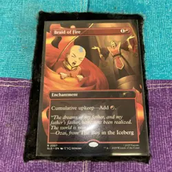 Braid Of Fire MtG Magic X Avatar:The Last Airbender Secret Lair Regular NM #2307 - Image 3