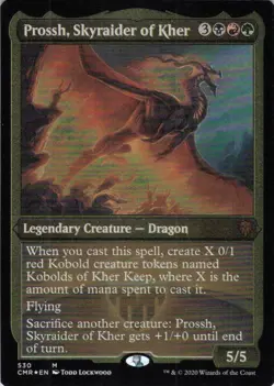 MTG Prossh, Skyraider of Kher (Etched) (530) | NM Foil | Commander Legends {CMR} - Image 2