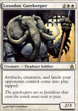 4x MTG Loxodon Gatekeeper, Moderate Play, English Ravnica: City of Guilds - Image 1
