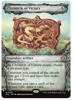 Chronicle of Victory - Showcase Lorwyn Eclipsed MTG - Image 1