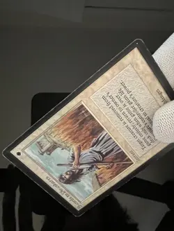 Magic the Gathering MTG Beta Swords to Plowshares LP- (Beta Bob) - Image 4