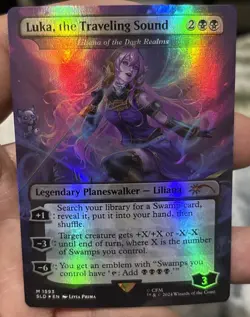 MTG Luka, the Traveling Sound - Liliana of the Dark Realms FOIL Secret Lair 1593 - Image 1