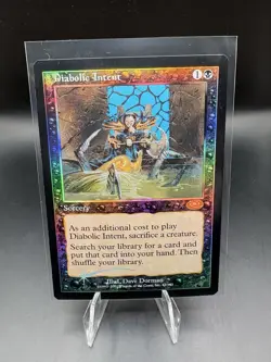 MTG Magic The Gathering: MINT/NEAR MINT Diabolic Intent Foil English Planeshift - Image 1