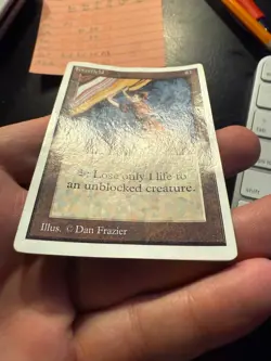 MTG Forcefield Unlimited Magic The Gathering Heavy Play - Image 2