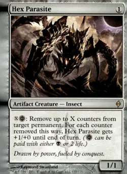 New Phyrexia #137 Hex Parasite - Image 1