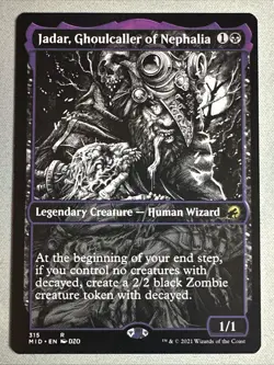 MTG / Jadar, Ghoulcaller of Nephalia / MID / #315 / Regular / Rare / NM *w/Token - Image 1