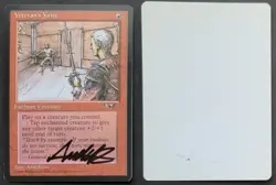 Signed MTG Magic Artist Proof Alliances _ VETERAN'S VOICE v1 _ Andi Rusu 1/50! - Image 1