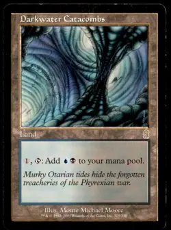Darkwater Catacombs LP Light Play Odyssey MTG [7044] - Image 1