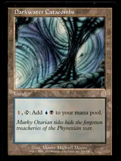 Darkwater Catacombs LP Light Play Odyssey MTG [7043] - Image 1
