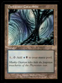 Darkwater Catacombs LP Light Play Odyssey MTG [7041] - Image 1