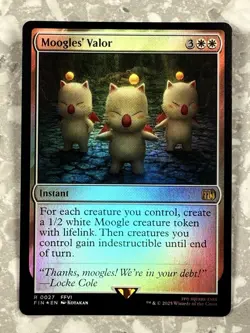 Moogles' Valor #27 FOIL MTG Final Fantasy FIN NM X1 - Image 1