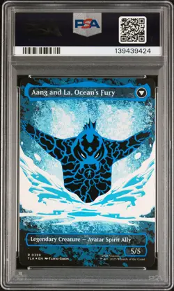 2025 MTG AVATAR TLA #0359 AANG AND LA, OCEAN'S FURY/AANG, SWIFT SAVIOR PSA 10 - Image 2