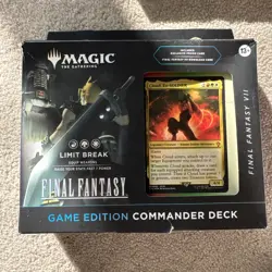FFVII Video Game Edition Limit Break Commander Deck Final Fantasy FIN MTG - Image 1