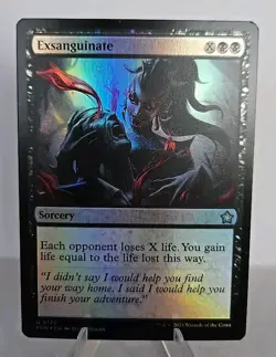 Exsanguinate MTG Foundations Foil - Image 1