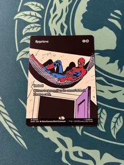Reprieve Borderless NON Foil Marvel’s Spider-Man Eternal Legal MAR MTG Mythic - Image 1