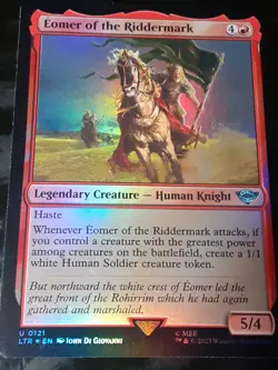Eomer of the Riddermark FOIL , Lord of the Rings , Near M, MTG ,FREE SHIPPING - Image 2