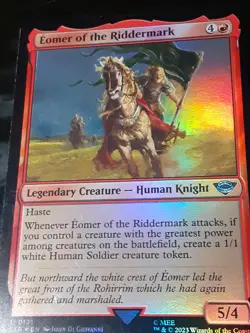 Eomer of the Riddermark FOIL , Lord of the Rings , Near M, MTG ,FREE SHIPPING - Image 3