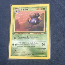 Pokemon TCG Gloom 37/64 Jungle 1st Edition LP - Image 1