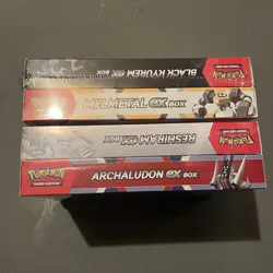 Pokemon TCG Lot Melmetal + Black Kyurem ex Box & Archaludon + Reshiram ex Box - Image 3
