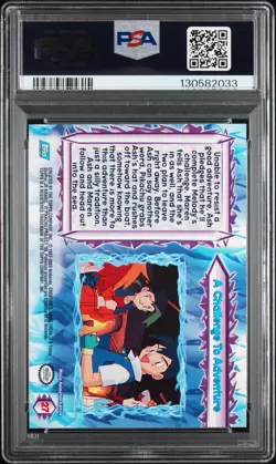 2000 TOPPS POKEMON THE MOVIE 2000 #27 A CHALLENGE TO ADVENTURE PSA 8 - Image 2