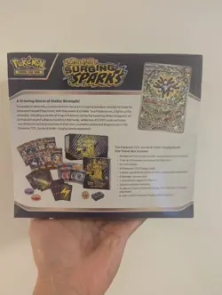 Pokemon TCG Surging Sparks Elite Trainer Box - Factory Sealed - Collector - Image 2