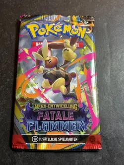 Pokemon TCG Mega Evolutions Phantasmal Flames Sealed Pack German Edition - Look! - Image 1