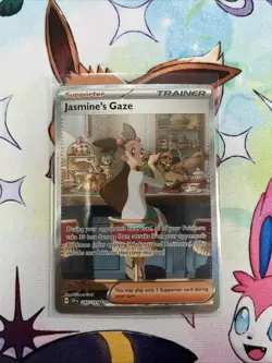 Pokemon TCG Jasmine's Gaze Full Art Holo Trainer Surging Sparks #245/191 - Image 1