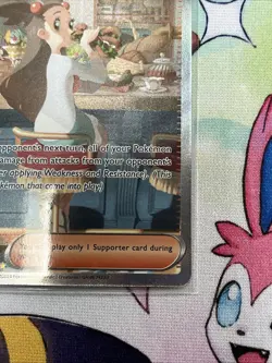Pokemon TCG Jasmine's Gaze Full Art Holo Trainer Surging Sparks #245/191 - Image 4