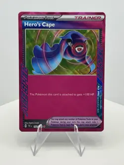 Pokemon TCG Hero's Cape 152/162 Temporal Forces Ace Rare Holo - Image 1
