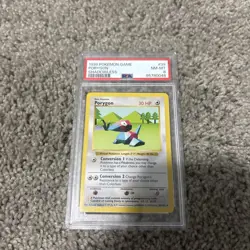 1999 POKEMON BASE SET SHADOWLESS #39 PORYGON PSA 8 - Image 1