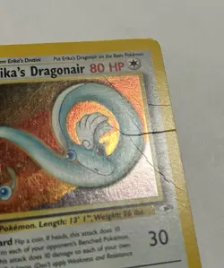 Pokemon TCG Erika's Dragonair Gym Heroes Holo 4/132 1st Edition Rare - MP/HP - Image 4