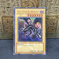 Yugioh Red-Eyes B. Dragon SDJ-001 Ultra Rare Unlimited NM - Image 1
