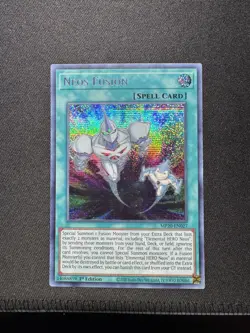 Yu-Gi-Oh Neos Fusion MP20-EN027 Prismatic Secret Rare 1st Edition LP - Image 4