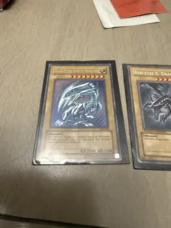 Yugioh! Vintage Card Lot Blue-eyes White Dragon, Red-eyes, Dark Magician HP - Image 5