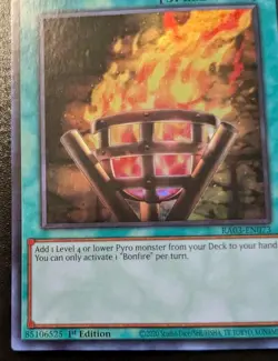 Bonfire RA03-EN073 1st Edition Ultra Rare Quarter Century Bonanza Yu-Gi-Oh! TCG - Image 4