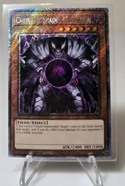Caius the Shadow Monarch (Platinum Secret Rare) RA03-EN194 Yugioh Bonanza - Image 1