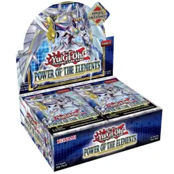Yugioh Power of the Elements Edition Factory Sealed Booster Box Unlimited 1 - Image 1