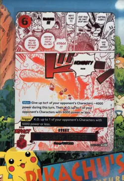 One Piece TCG Honesty Impact (Alternate Art) OP11-018 Fist of Divine Speed NM/M - Image 1