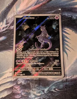 Pokemon Scarlet & Violet Mewtwo 052 Promo Card Foil M/NM - Image 1