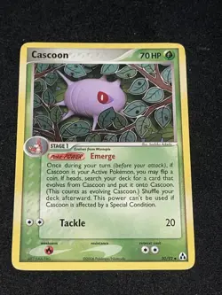 CASCOON - 30/92 - EX Legend Maker - Uncommon - Pokemon Card - NM - Image 1