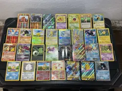 Pokemon Card ALL VTG RARE Lot 30 Cards Damaged Stamped 1st Edition Tyranitar Gx - Image 1