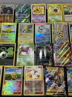 Pokemon Card ALL VTG RARE Lot 30 Cards Damaged Stamped 1st Edition Tyranitar Gx - Image 3