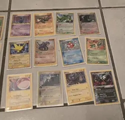 Pokemon TCG lot Of 60 Cards With Moltress Deck Box And Card Sleeves - Image 1